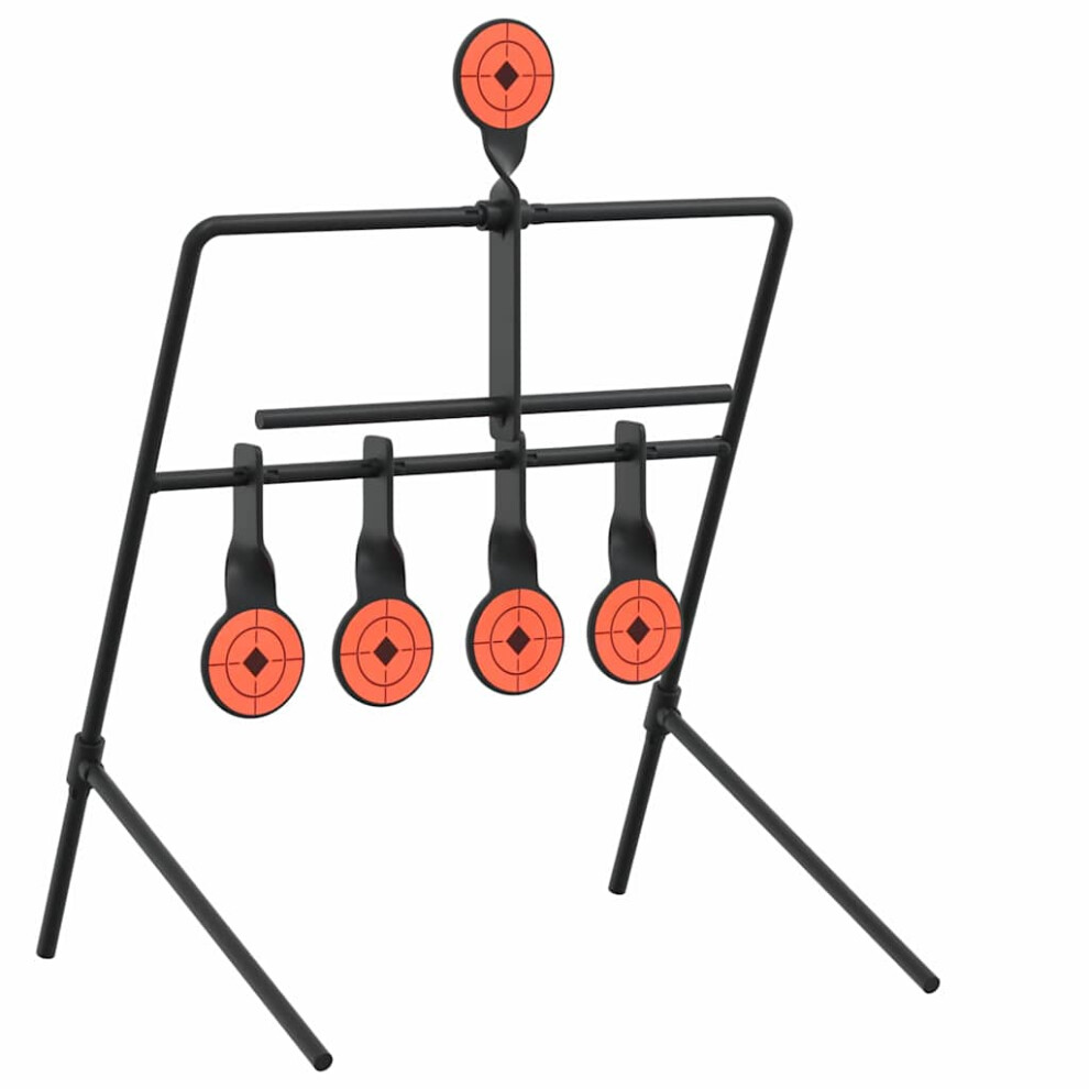 Vidaxl Resetting Target Black 40 X 34 X 53 Cm Steel
