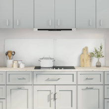 vidaXL Kitchen Backsplash 2 pcs Transparent 90 x 50 cm Tempered Glass
