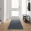 VidaXL vidaXL Carpet Runner Grey 80 x 400 cm Fabric 1
