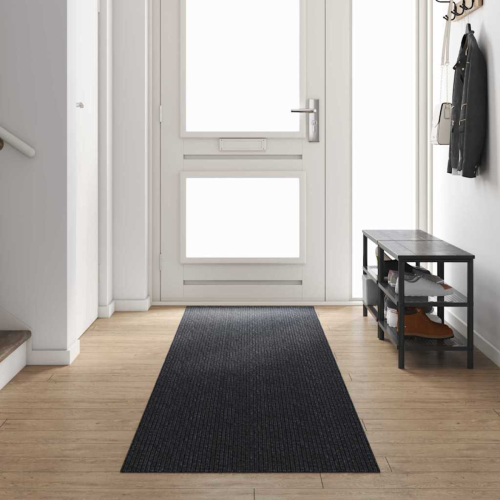 VidaXL vidaXL Carpet Runner Anthracite 80 x 400 cm Fabric
