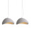 2X Creative Personalized Chandelier 40CM Indoor Ceiling Light E27 Retro Pendant Light Modern Grey Pendant Lights 1