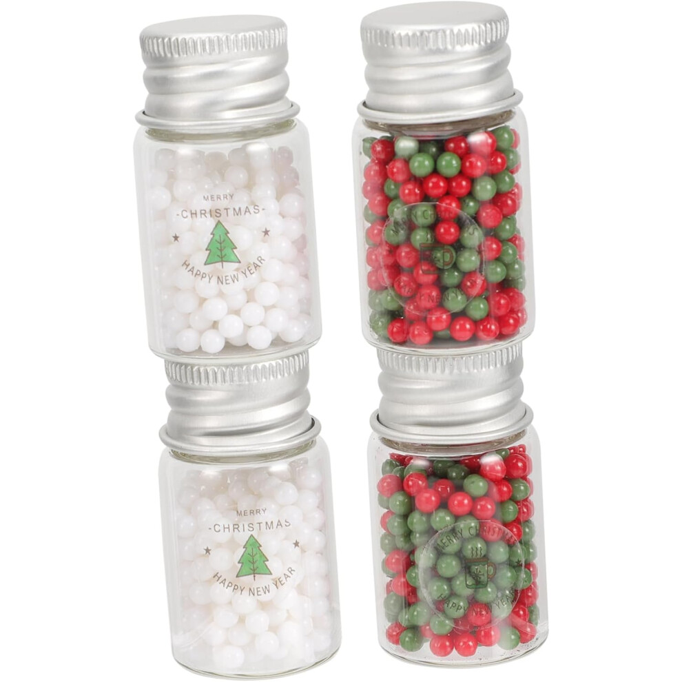 Photos - Doll HKHBJS Miniature Christmas Snowball Decor for  House Candy Ball Cookies Miniature Food Container Sweet Jar for Mini Home Decor 