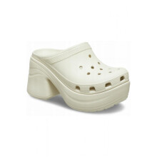 (Ivory white, 37-38) Saboti Femei Crocs Siren Clog Women's Slip-On Shoes Comfortable Slip-Resistant Beige 41-42 EU
