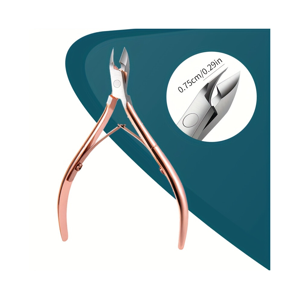 Stoyotu Gray 1Pcs Manicure Cuticle Scissors Stainless Steel Nail Clippers, Nail Cuticle Nippers, Nail Clipper Set, Manicure Tools