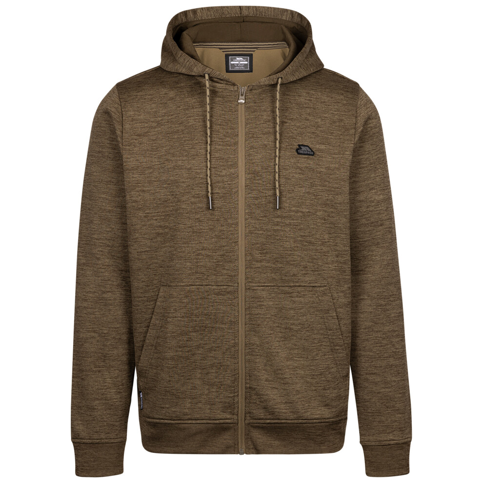 Trespass (Xxl, Marshland Marl) Mens Fewston Full Zip Hoodie Multicoloured