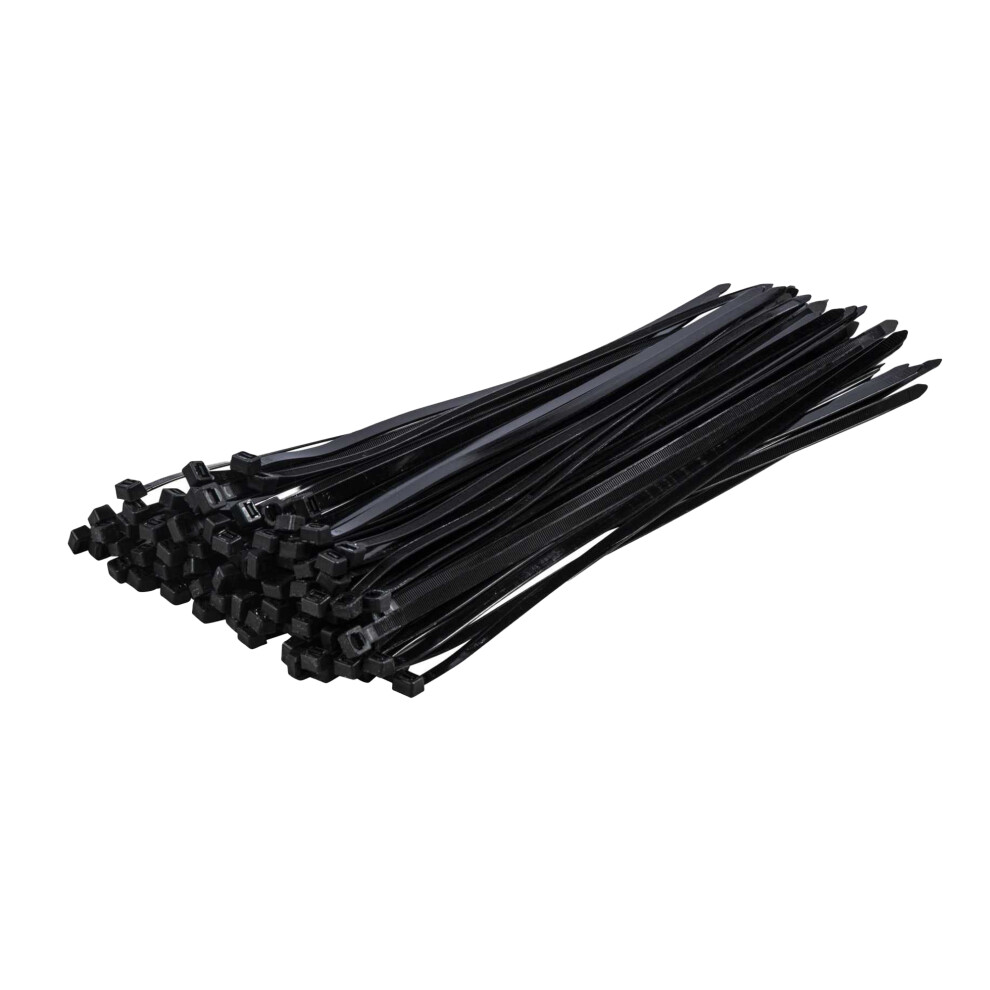 (55Cm X 9Mm, Black) Xtrade Cable Ties (Pack Of 100) 5063918178112