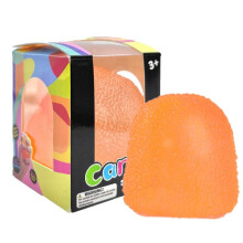 (orange) Glucose Squishy Stress Relief Toy, Slow Rising Creative Decompression Toys, Kids Adults Anxiety Relief Gift, Soft Cute Cartoon Shape