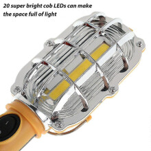 Portable Cob Led Magnetic Work Light Inspection Lamp Cordless Hand Torch(1pcs, yellow)