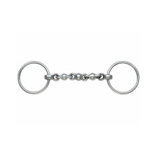 (6in, Silver) Shires Waterford Horse Loose Ring Snaffle Bit