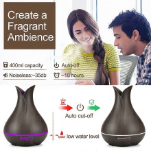 2022 New Vase Aroma Diffuser,7 Color Led Cycle Air Humidifier Aromatherapy Essential Oil Aroma Diffuser,capacity 400ml Sxq