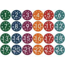 Calendario dell'Avvento da 24 pezzi, lavoretti fai da te multifunzionali, Sa
