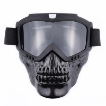 (MJG-024 Μαύρο) Μάσκα Γυαλιών Motocross για Μοτοσικλέτα Shark Hel