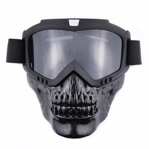 (MJG-024 Μαύρο) Μάσκα Γυαλιών Motocross για Μοτοσικλέτα Shark Hel