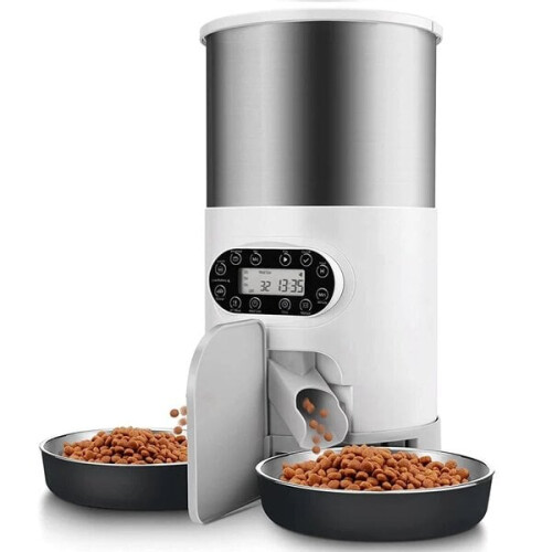 Distributore automatico di cibo per cani e gatti, distributore automatico di cibo, dv