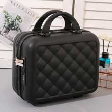(13" schwarz) Leichte kleine Reisetasche im Retro-Stil, Handgepäck