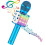 Microfono karaoke wireless 4 in 1 con luce LED, portatile 1