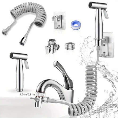 Handdouche met uitschuifbare slang van 3 meter