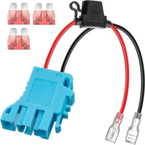 Conector de fio 12 AWG, compatível com Peg-Perego 12V