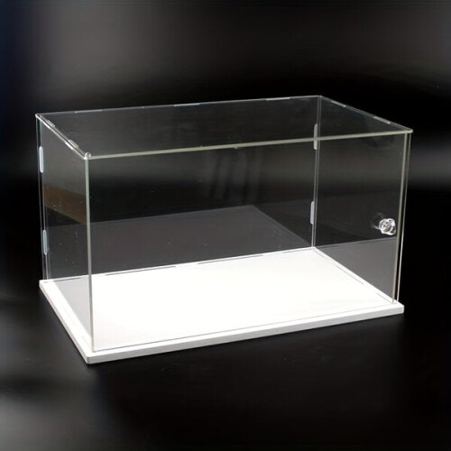 pc. Speelgoedvitrine van transparant acryl.