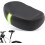 Comfortable wide noseless bicycle saddle with memory foam padding 1