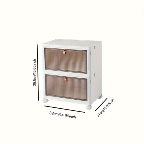armoire pliante en plastique avec roulettes