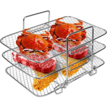 Accessoireset voor airfryer, heteluchtfriteuse van 304 roestvrij staal