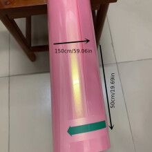 Diamantgoud zand roze autofolie - PVC vinyl