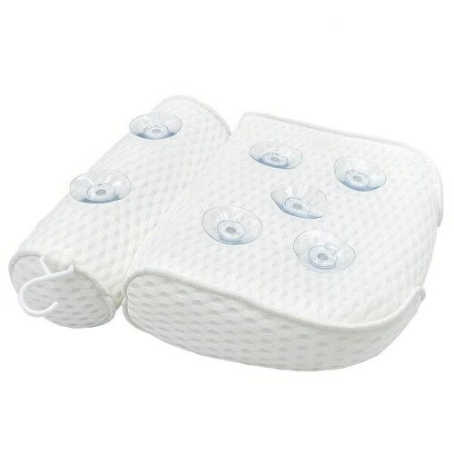 Spa-achtig badkussen, wit