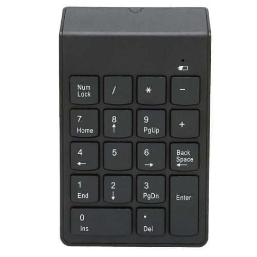 Numeric keyboard mini wireless 18 keys 2.4 GHz stable connection