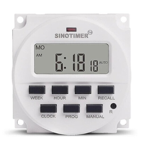 LCD digital timer Sinotimer TM618N, 12V