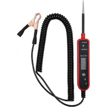 2025 Multifunctional Electric Detectors Sten Digital Display Circuit Analyzers 4V to 60V for 6V 12V 24V 48V Automotive Systems Red