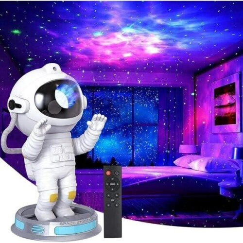 Galaxy Lamp 2024 – Ο απόλυτος προβολέας αστεριών με εφέ νεφελώματος σε λευκό χρώμα