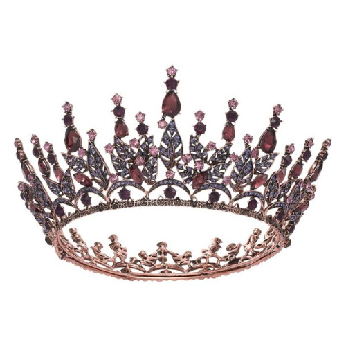 Coroa de Rainha para Mulheres, Coroa de Casamento com Strass