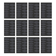 2025 12pcs Nail Mold Removable Long Lasting Easy Paste Diy Multi-shaped Nail Art Decorations Glue Mold Manicure False Nail Extension Glue