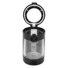 2025 Smell Proof Container Black Portable Mini Spice Luminous Transparent Odor Proof Storage Box Jar with USB Cable