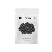 (Black) Blissali Exfoliating Shower Towel