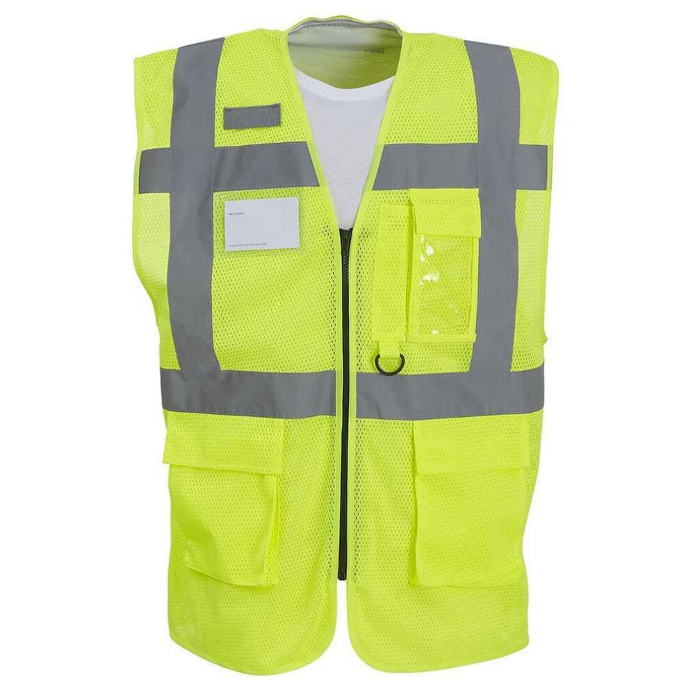 (Xxl, Yellow) Yoko Unisex Adult Hi-Vis Vest 5063470532551