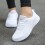 (41WhiteShoes)Γυναικεία Αθλητικά Παπούτσια Casual Flat Air 1