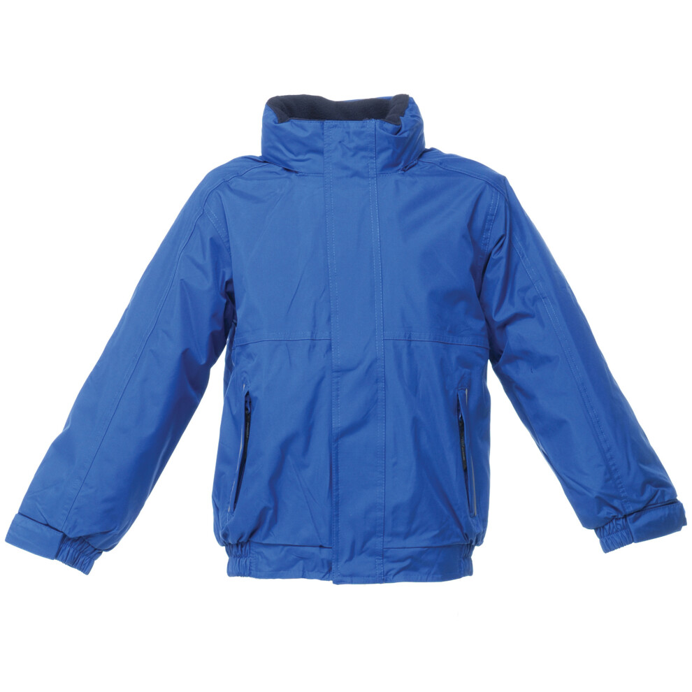 Regatta (32Inch, Royal/Navy) Kids/Childrens Waterproof Windproof Dover Jacket Multicoloured