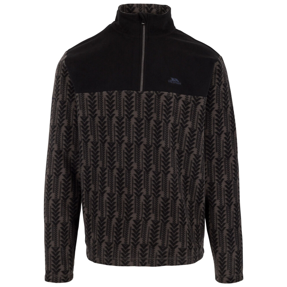 Trespass (Xxl, Storm Grey) Mens Embleton At100 Fleece Top