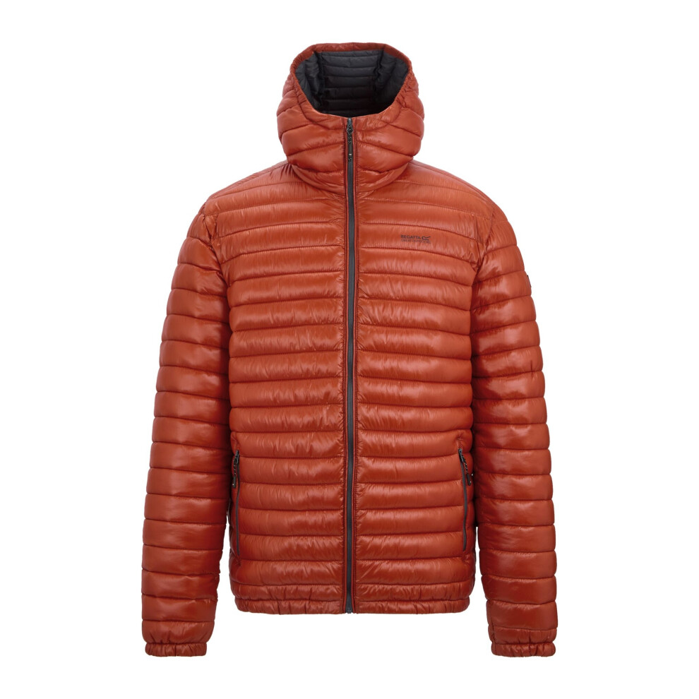 Regatta (L, Brick) Mens Hurden Padded Jacket Multicoloured