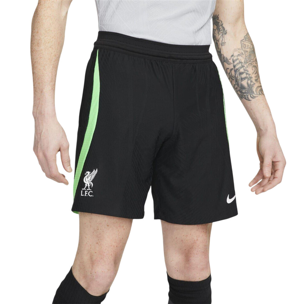Liverpool Fc (L S, Black/Green) Mens Strike Football Shorts