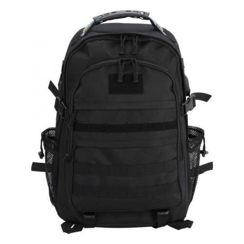 (Black) 50L Military Camping Travel Bag