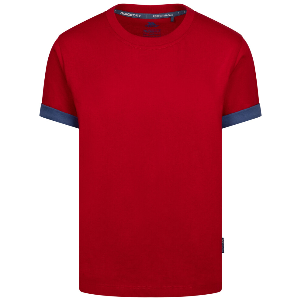 Trespass (11-12 Years, ) Boys Remmton T-Shirt Red