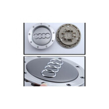 4X 147mm WHEEL CENTRE CAPS for AUDI RS4 TT STYLE TT A4 S4