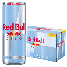 Red Bull Energy Drink Zero 250ml, 8 Pack