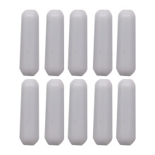 10 Stuks PTFE Magneetroerder Mixer Roerstaaf Laboratoriumstaaf Roerplaatmagneet Roerstaaf Magnetisch (7X25Mm)