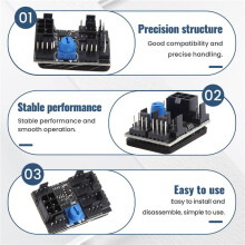 3-Pins 4-Pins Ventilatoradapter PWM Pc-Behuizing Koelventilatorhub 8-Weg Splitter 12V Snelheidsregelaar met 6-Pins Voedingspoort