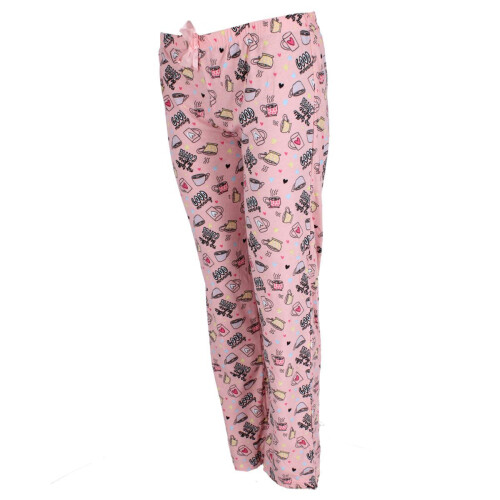Roll Outta Bed Women's Patterned Knit Open Bottom Pyjama Pants 1