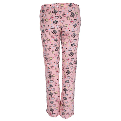 Roll Outta Bed Women's Patterned Knit Open Bottom Pyjama Pants 2